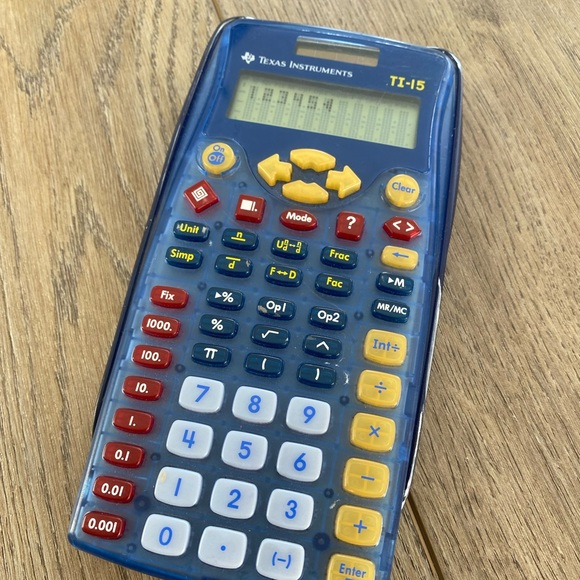 Texas Instruments TI-15 Scientific Calculator - Picture 3 of 4